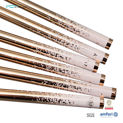 BSCI Powder Makeup Brush Roll Printing Snowflakes Gold Handle