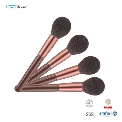Wooden Handle 1pc Single Makeup Brush Nylon Hair Cosmetic Powder