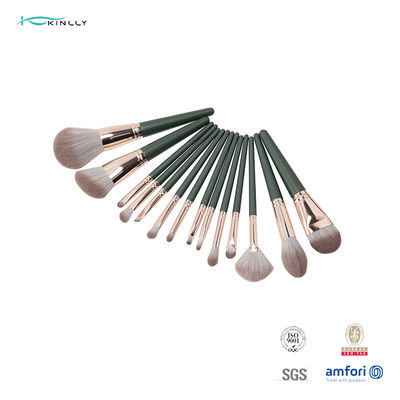 Foundation 11pcs Wooden Handle Makeup Brushes Blending Contour