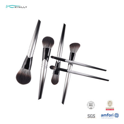 Plastic Handle 9pcs Makeup Brush Full Set Nylon Hair Powder Brush