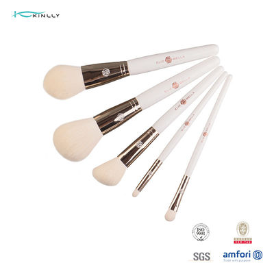 8PCS Luxury Aluminum Ferrule Travel Makeup Brush Set Private Label