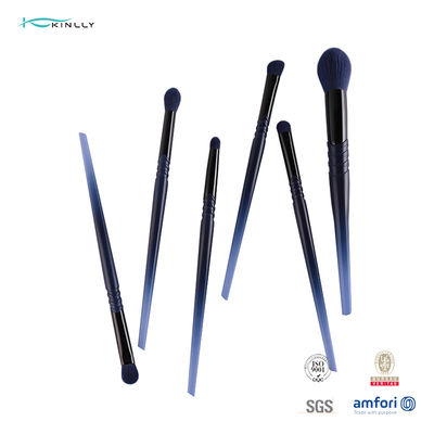Nylon Hair Graduated Color 9pcs Travel Makeup Brush Set Private Label