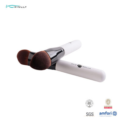 OEM ODM OBM Makeup Foundation Brush Synthetic Hair Wooden Handle