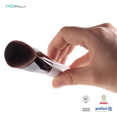 Eco 1pc Synthetic Hair Makeup Brush Wood Birch White Color Coating