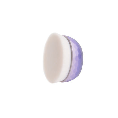 Plastic Handle Kabuki Cream Blush Makeup Brushes With Synthetic Hair