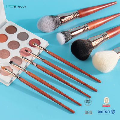 29pcs Luxury Makeup Brushes Set With Spiral Coil Rose Gold Brass Ferrule