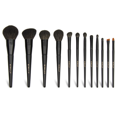 Black Eco Synthetic Hair Cosmetic Makeup Brush Set Women Beauty Kits