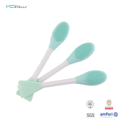 Waterproof Double Sided Silicone Lip Brush Silicone Exfoliating Tools Makeup Tools