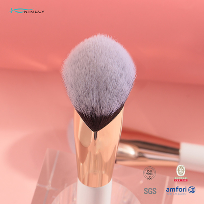 Antibacterial Vegan Hair Individual Makeup Brushes Contour Foundation Brush