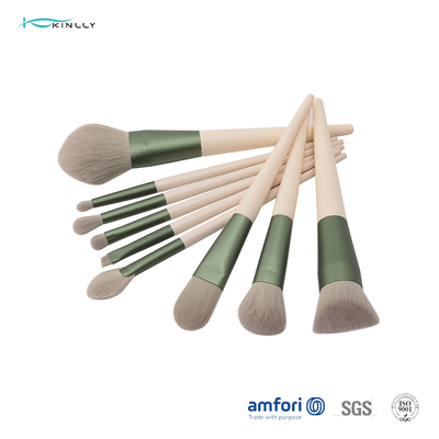 Wood Handle Powder Foundation Blush OBM 12pcs Beauty Care Cosmetic Brush