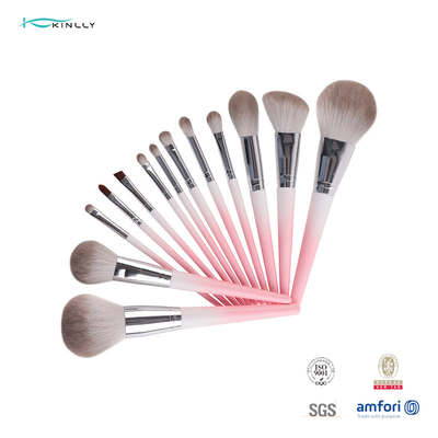 PBT Hair Eye Shadow Makeup Brushes 13Pcs Synthetic Foundation Powder Concealers
