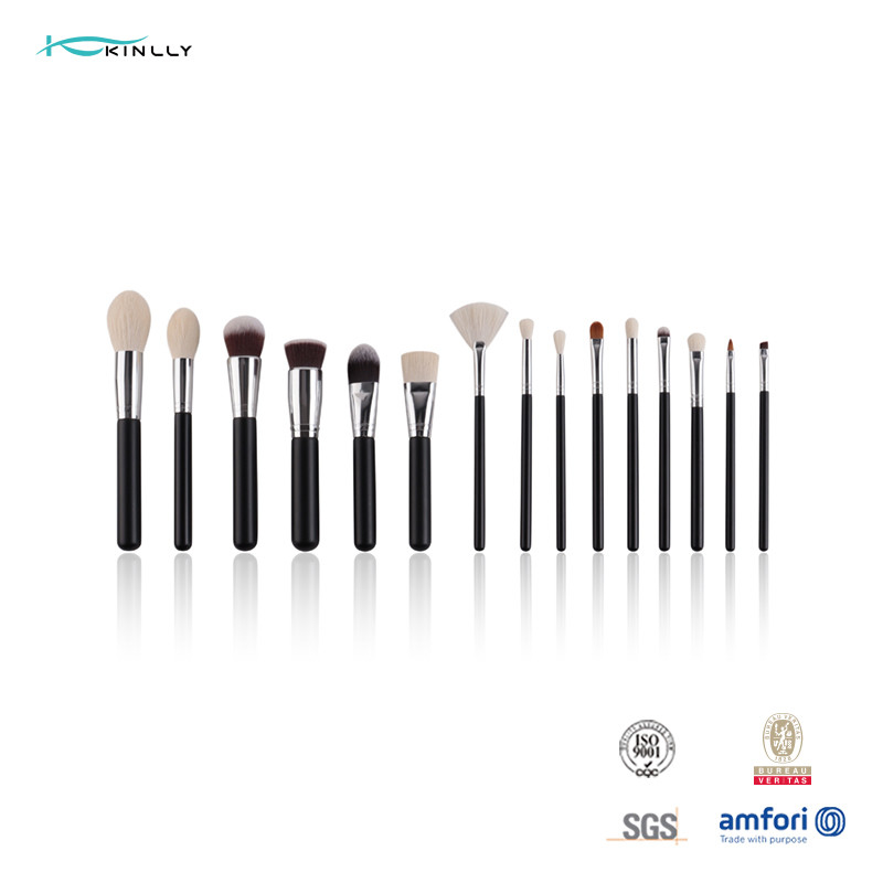 22 Black Makeup Brushes Set with Make up Powder Blush  Foundation Brush Eyeshadow Brush  for Make up Artist