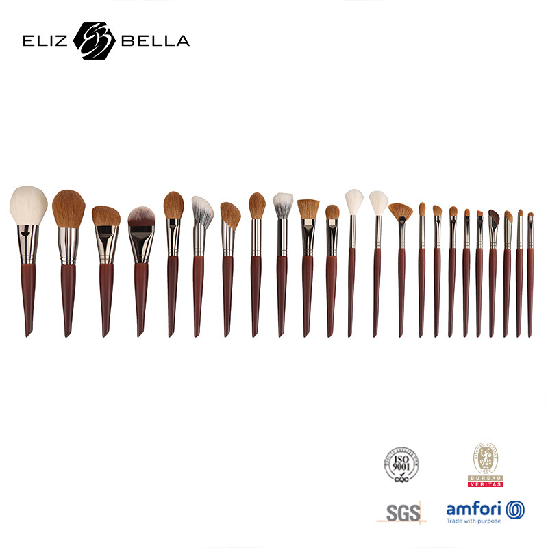 Professional Quality Makeup Brush Set With Wooden Handle,Luxury Cosmetic Brushes ,OEM Orders Welcome