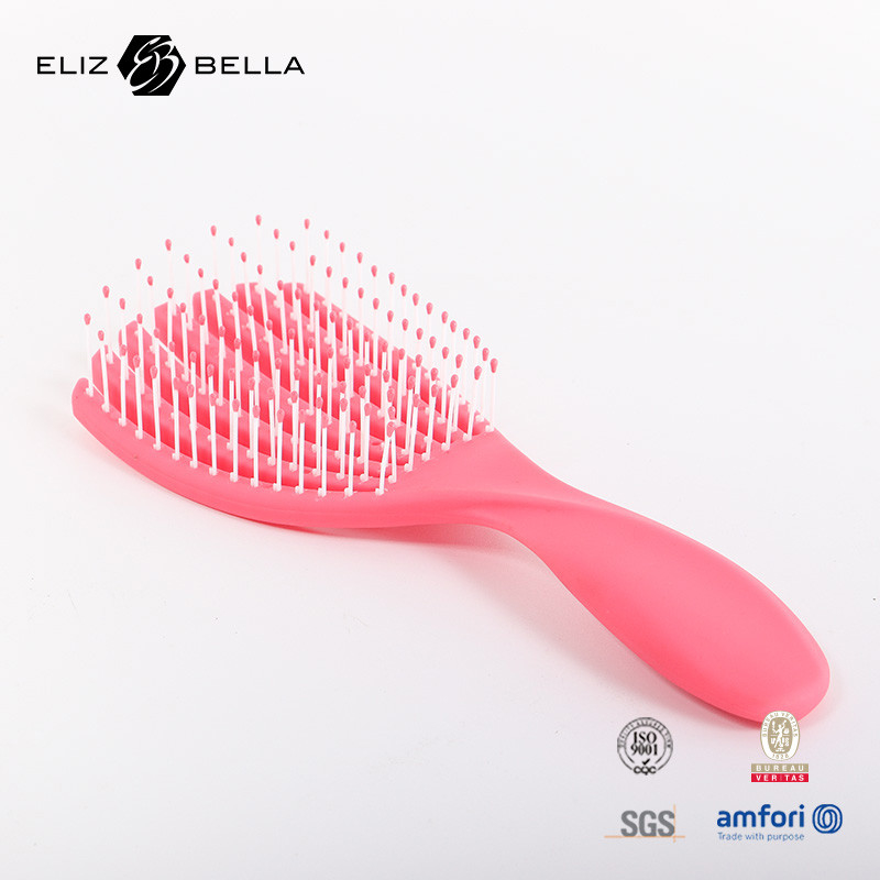 Colorful Heat Transfer Hair Brushes And Combs Sublimation Plastic Scalp Massage Hair Brush
