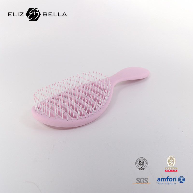 Private Brand Hair Style Brush Common Comb Customized Color Soft Bristles for Easy Tangle Removal