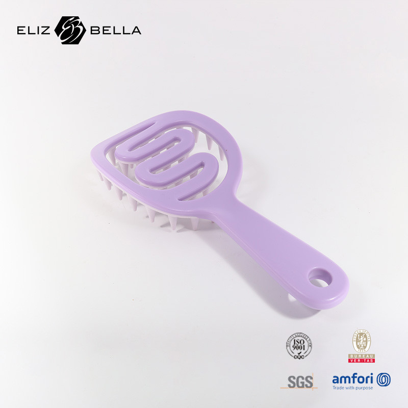 Smooth Hair No Knot Scalp Massage Hair Brush Portable Dry And Wet Dual Use Shampoo Brush