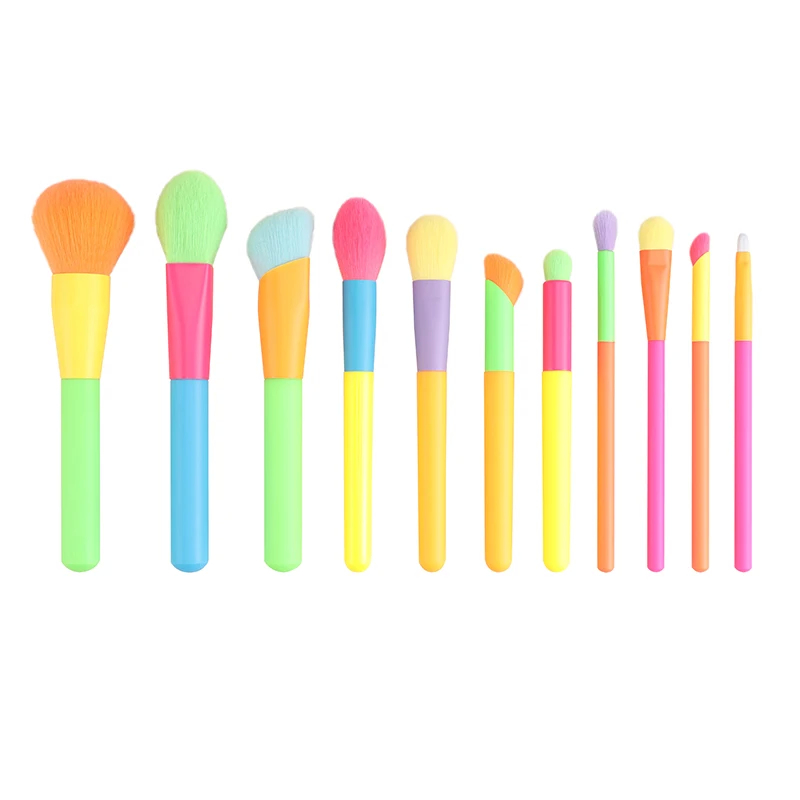 Professional Private Label Synthetic Hair Face Cosmetic Makeup Brush Set for Blush and Eyeliner