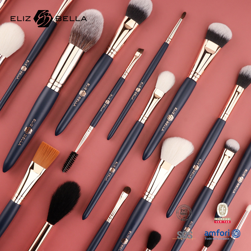 Wholesale 24pcs Wooden Handle Makeup Brush Set Your Own Brand Cosmetic Brush Set
