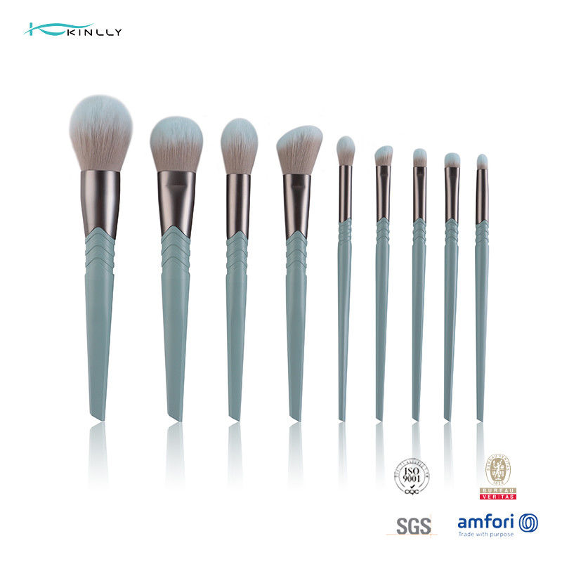 Blending Cosmetic 9PCS Full Face Makeup Brush Set Private Label