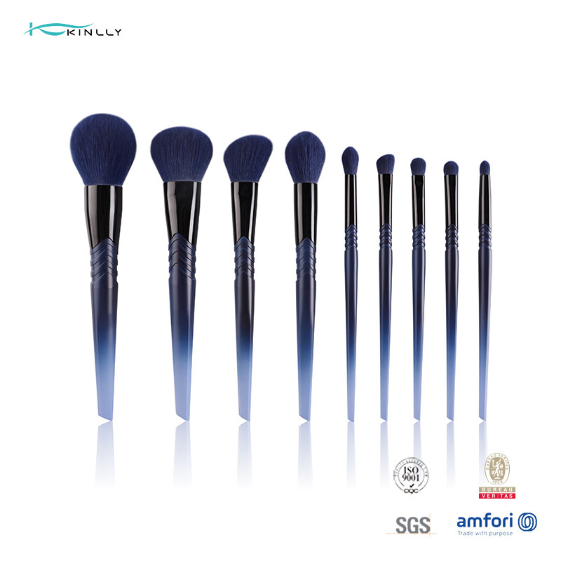 9PCS Cruelty Free Private Label Makeup Brush Set Synthetic Hair Eco Friendly Paint