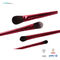 Red Wooden Handle 7PCS Cosmetic Makeup Brush Set With Cosmetic Case