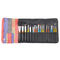 18 Piece Makeup Brush Set With Color Wooden Handle And Cosmetic Bag