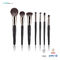 7PCS Makeup Brush With Synthetic Hair ,Rose Gold Ferrule Cosmetic Brush ,Wooden/Plastic/Acrylic Handle Are Welcome