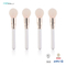 Durable Flat Arched Individual Makeup Brushes For Blending Liquid Cream