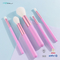 Nylon Hair Makeup Brushes Collection 5Pcs Travel Cosmetic Brush Set