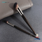 Wooden Handle Angled Makeup Brushes 2pcs Synthetic Bristle Cruelty Free